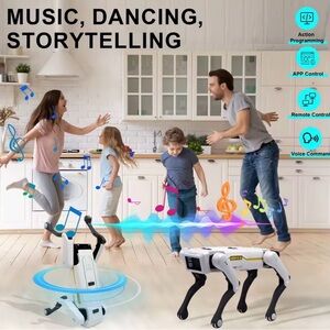 New Intelligent Robot Dog Toy Remote & APP Control Al Voice Command
Programmable